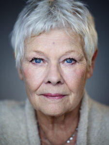 headshot of Dame Judi Dench