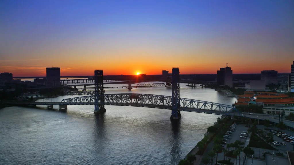 photo of Hyatt Regency Jacksonville Riverfront at sunset