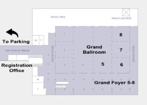 Hyatt Regency Jacksonville Riverfront floor plan, 2nd floor