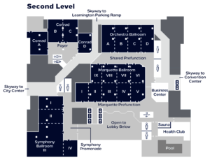 Hilton Minneapolis floor plan second level